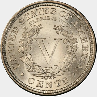 1904  Five Cent reverse