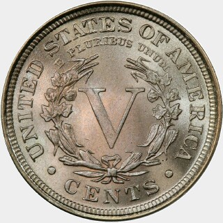 1906  Five Cent reverse