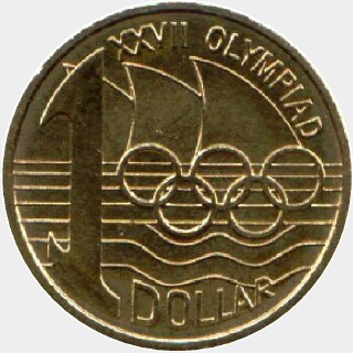 2000-C  One Dollar reverse