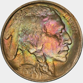 1913  Five Cent obverse