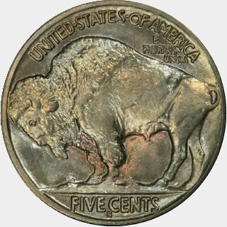 1915-S  Five Cent reverse