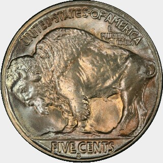 1917-S  Five Cent reverse
