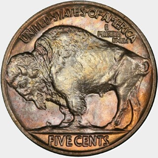 1918  Five Cent reverse