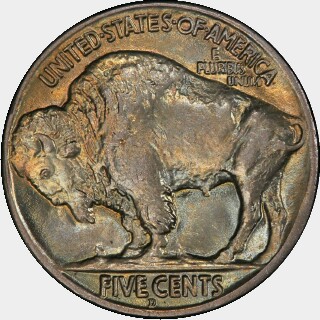 1918/7-D  Five Cent reverse