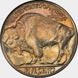 1921-S  Five Cent reverse