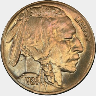 1924-D  Five Cent obverse