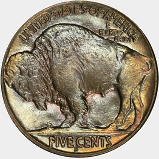 1924-S  Five Cent reverse