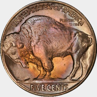 1925  Five Cent reverse