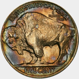1926  Five Cent reverse