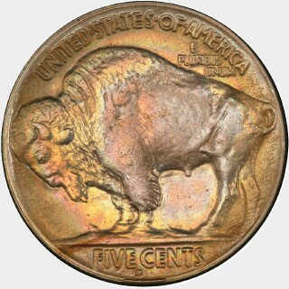 1927-D  Five Cent reverse