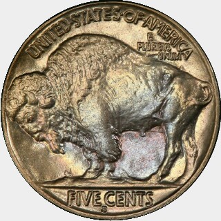 1927-S  Five Cent reverse