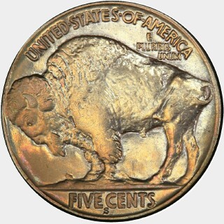1928-S  Five Cent reverse