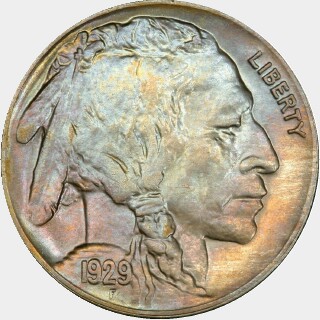 1929-D  Five Cent obverse