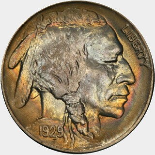 1929-S  Five Cent obverse