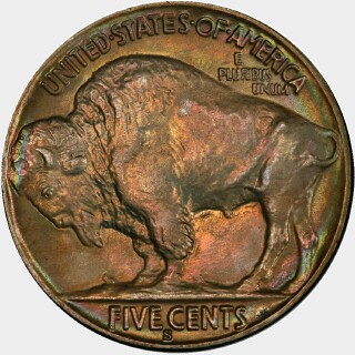 1930-S  Five Cent reverse