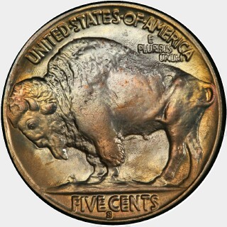 1931-S  Five Cent reverse
