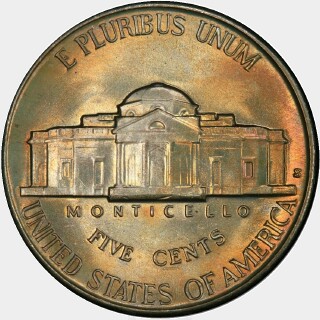 1938-S  Five Cent reverse