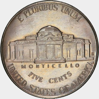 1939-S  Five Cent reverse
