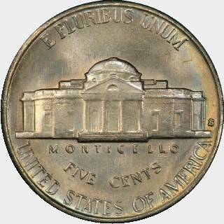 1941-S  Five Cent reverse