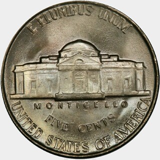 1946  Five Cent reverse