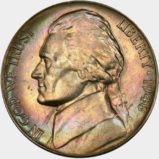 1946-S  Five Cent obverse