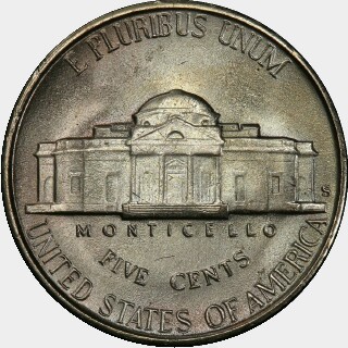 1951-S  Five Cent reverse