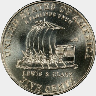 2004-P  Five Cent reverse