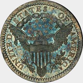 1800  Five Cent reverse