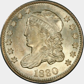 1830  Five Cent obverse