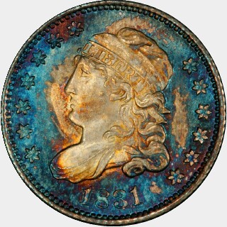 1831  Five Cent obverse