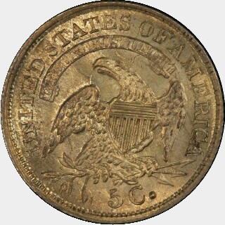 1835  Five Cent reverse