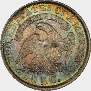 1836  Five Cent reverse