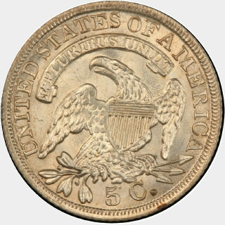 1837  Five Cent reverse