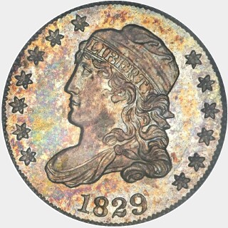 1829 Proof Five Cent obverse