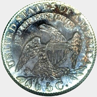 1831 Proof Five Cent reverse