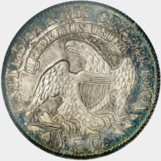 1836 Proof Five Cent reverse