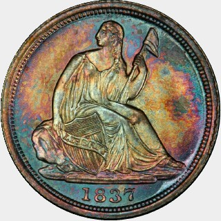 1837  Five Cent obverse