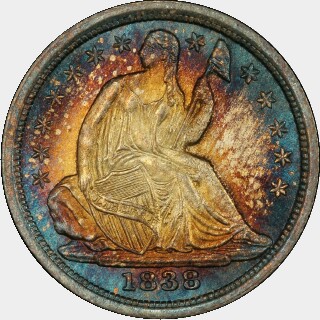 1838  Five Cent obverse
