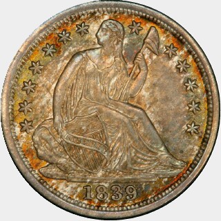 1839-O  Five Cent obverse