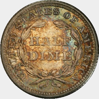 1840  Five Cent reverse
