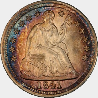 1841  Five Cent obverse
