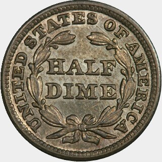 1846  Five Cent reverse