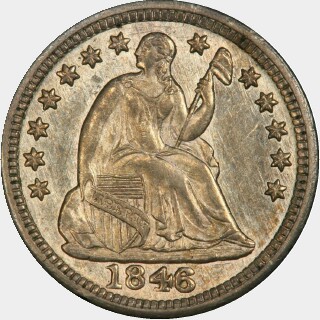 1846  Five Cent obverse