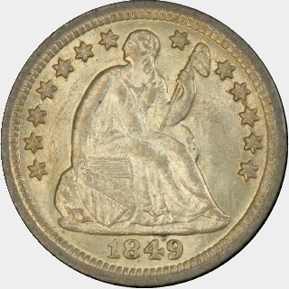 1849-O  Five Cent obverse