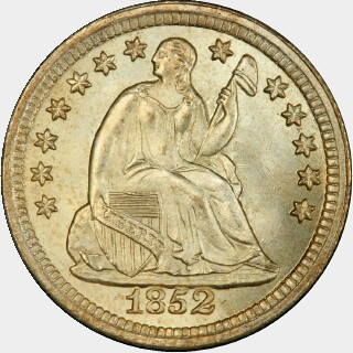 1852  Five Cent obverse