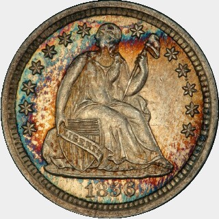 1856-O  Five Cent obverse