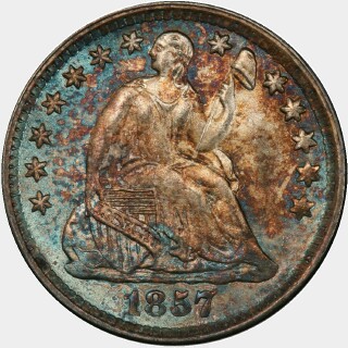 1857  Five Cent obverse