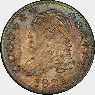 1821  Ten Cent obverse