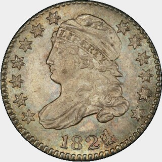 1824/2  Ten Cent obverse