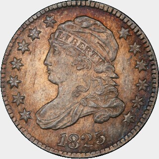 1825  Ten Cent obverse